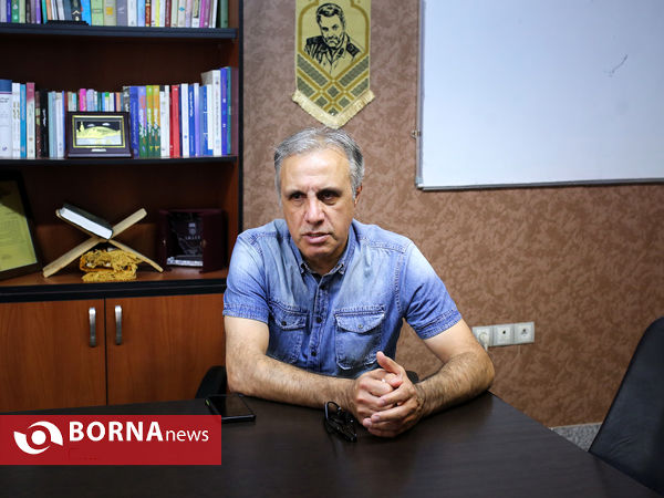 حضور علی فروتن در خبرگزاری برنا