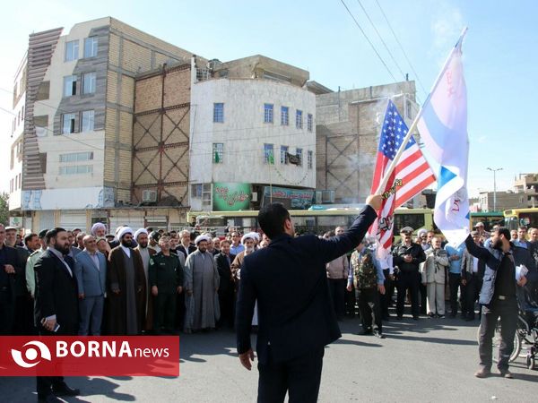 راهپیمایی روز ۱۳ آبان- شهرستان قدس