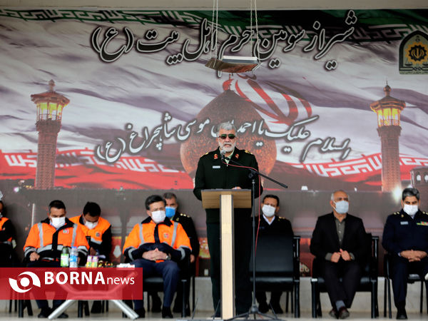 رزمایش آغاز طرح امداد و نجات زمستانه در شیراز