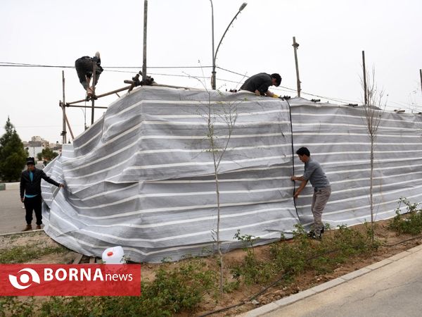 آماده سازی موکب های انتظار در قم