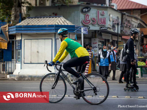 سه شنبه بدون خودرو در خیابان امام خمینی (ره) گرگان
