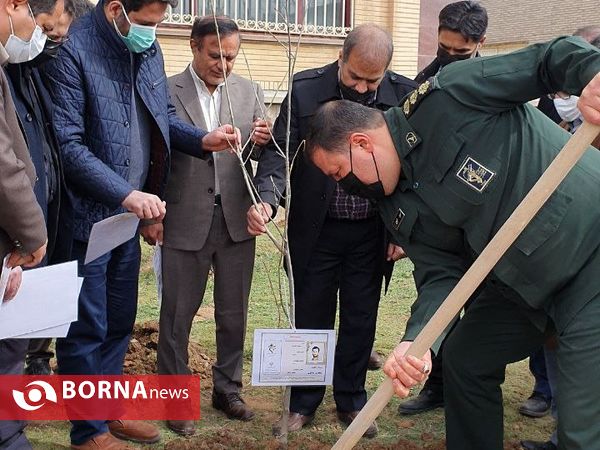 مراسم روز درختکاری جامعه ورزش آذربایجان‌غربی با حضور مازیار ناظمی