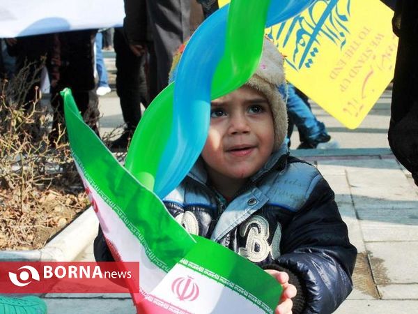 مراسم راهپیمایی 22 بهمن در شهرستان قدس