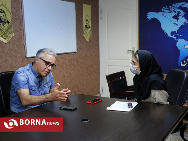 حضور علی فروتن در خبرگزاری برنا