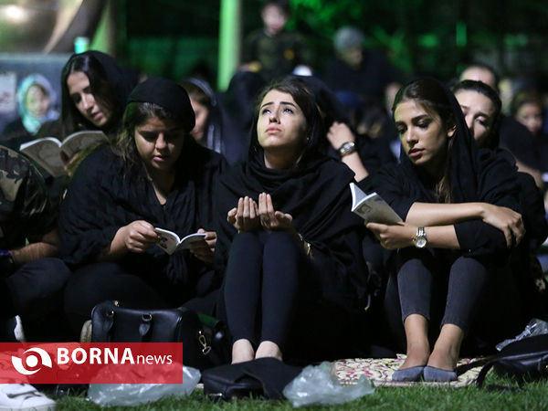 مراسم احیاء شب بیست و سوم ماه رمضان در بوستان هنرمندان