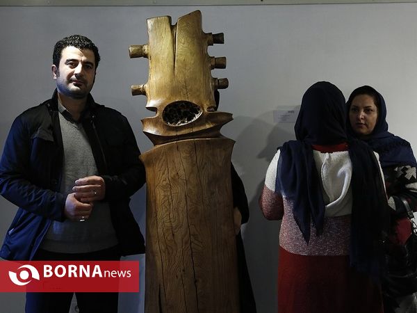 افتتاح نمایشگاه «اندر میانم پیچ پیچ»