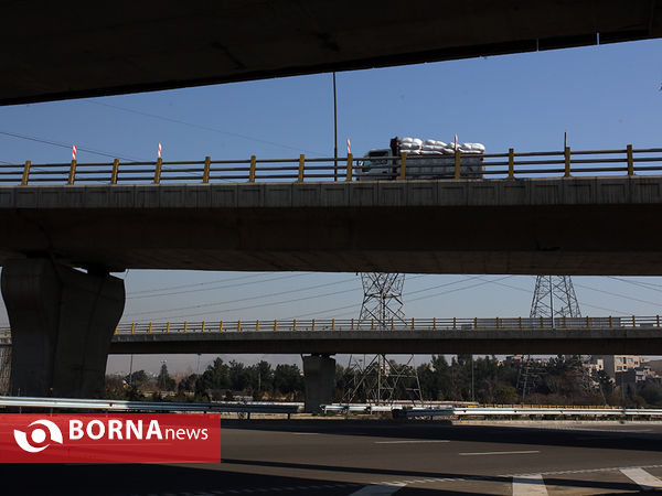 بازدید از اتوبان شهید نجفی رستگار