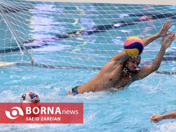 دیدار تیم های واترپلو ایران - چين