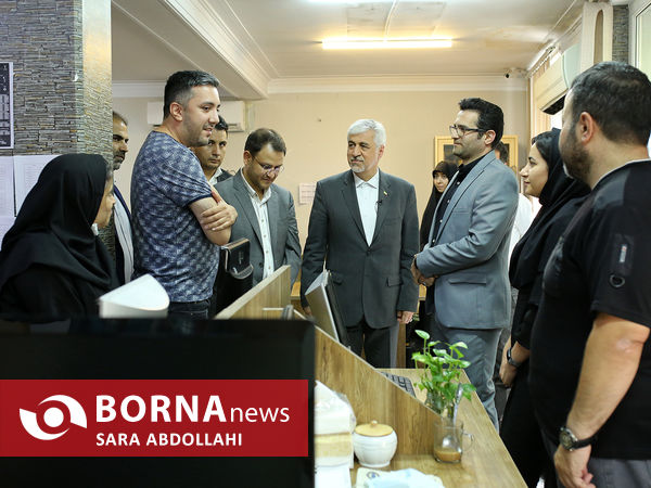 حضور حمید سجادی وزیر ورزش در خبرگزاری برنا