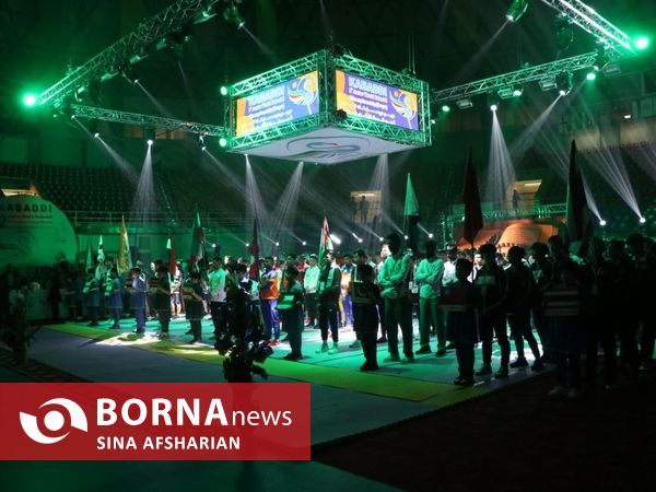 افتتاحیه مسابقات کبدی قهرمانی جوانان جهان