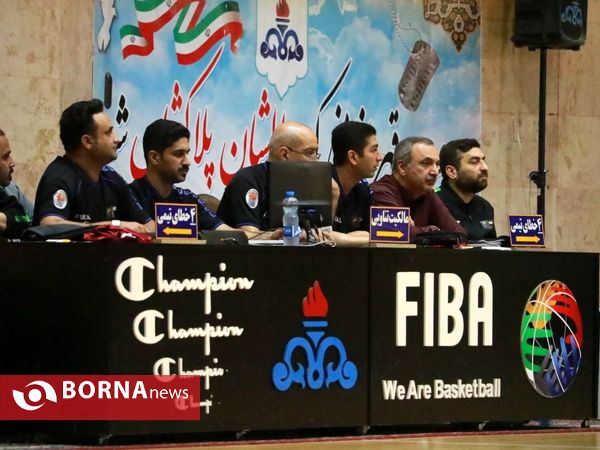 دیدار تیم های بسکتبال پالایش نفت آبادان – شهرداری گرگان