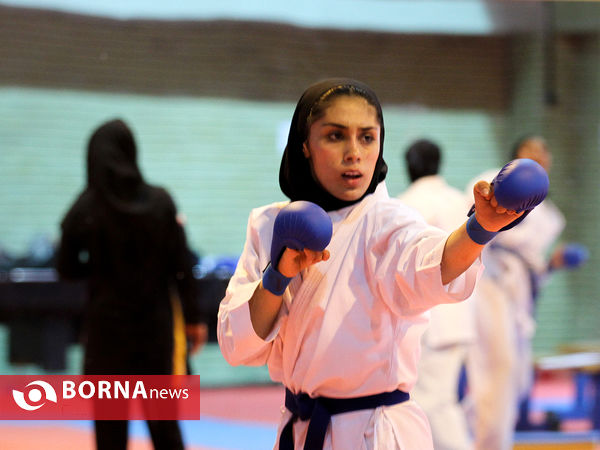 تمرین تیم ملی کاراته بانوان
