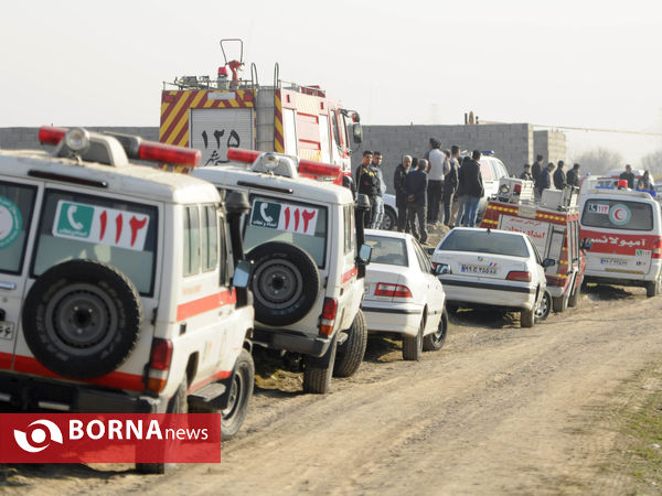 سقوط هواپیمای اوکراینی در نزدیکی فرودگاه امام