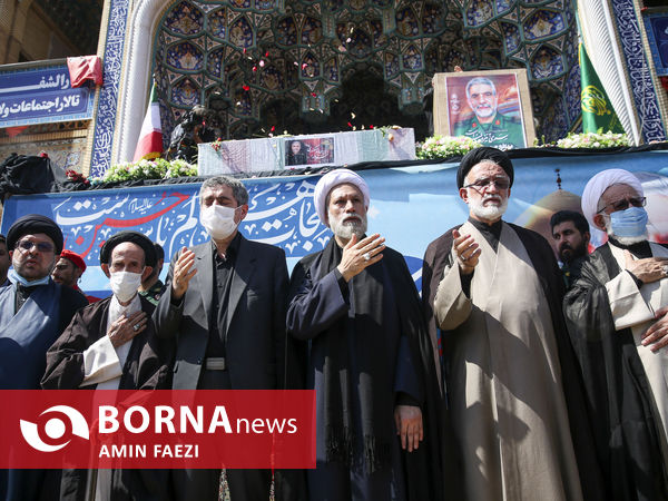 تشییع سردار بی سر شهید حاج عبدالله اسکندری در شیراز