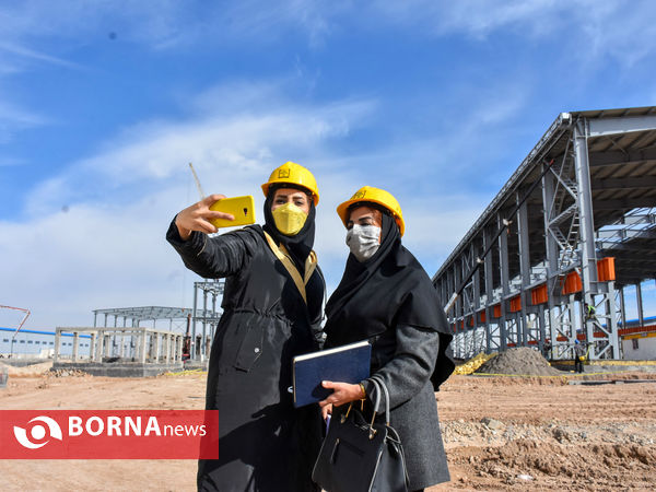 بازدید اصحاب رسانه و خبرگزاری ها از شرکت کربن صنعت امیر کبیر، محل احداث کارخانه ۱۰۰ هزار تن آندسازی شرکت آلومینیوم ایران