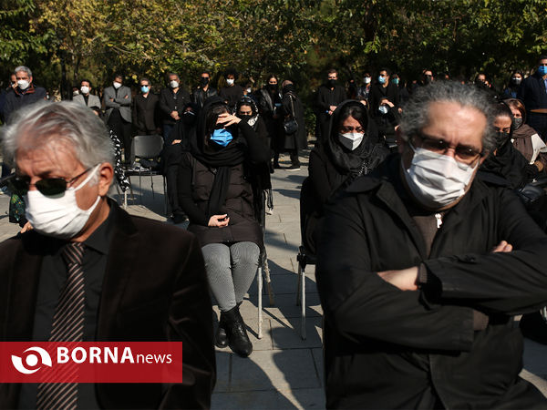 مراسم وداع با پورنگ پورشیرازی