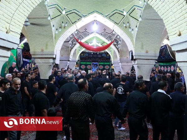 عزاداری شب عاشورا در حسینیه بغدادی شیراز