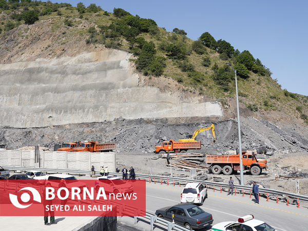 افتتاح قطعه دوم آزاد راه تهران-شمال