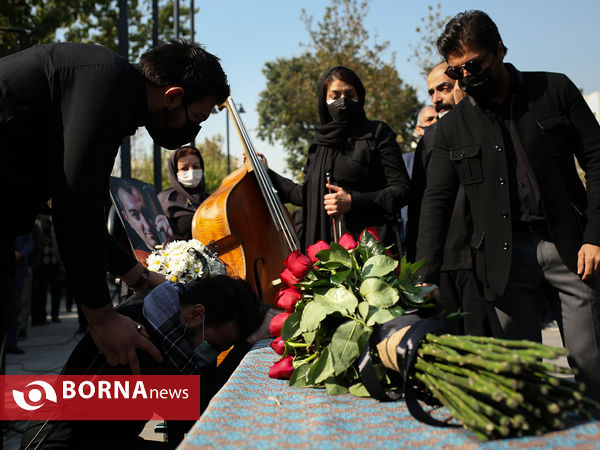 مراسم وداع با پورنگ پورشیرازی