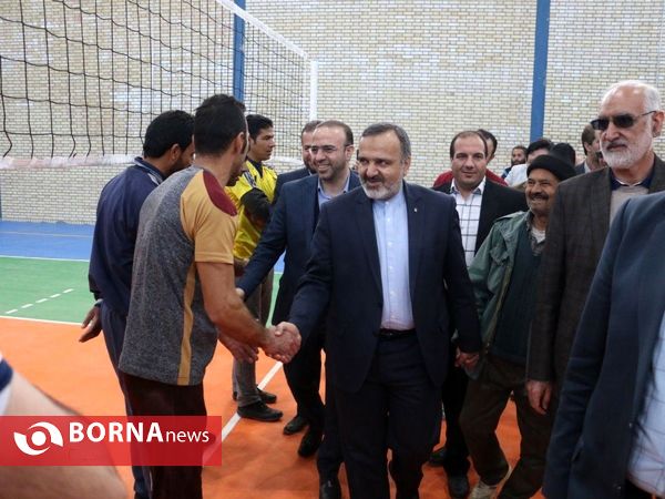 افتتاح پروژه های ورزشی دهیاری های استان