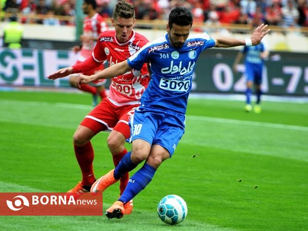 دیدار تیم های پرسپولیس تهران - استقلال تهران