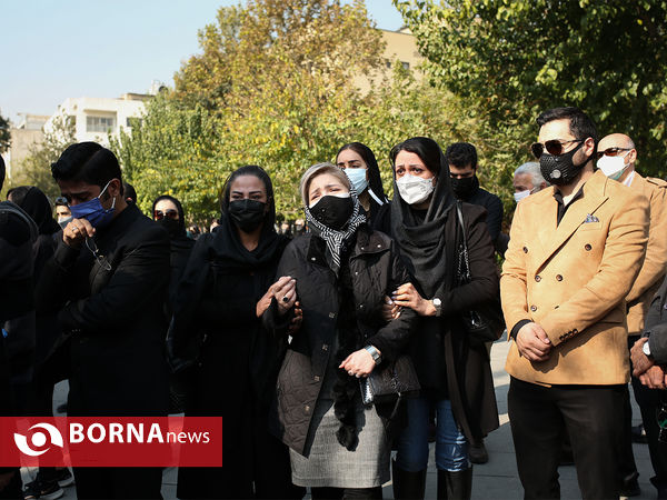 مراسم وداع با پورنگ پورشیرازی