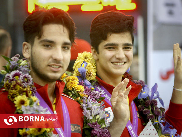 ورود تیم ملی تیروکمان ( قهرمان جهان ) به ایران
