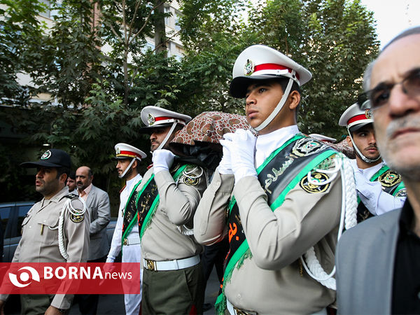 مراسم تشییع پیکر برادر سخنگوی دولت
