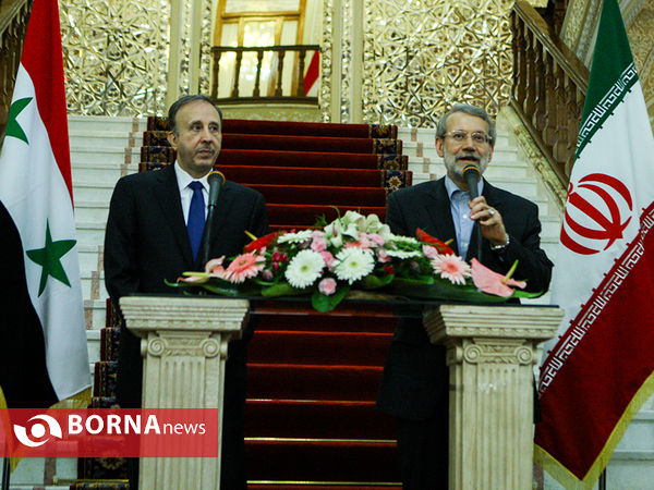 نشست مشترک روسای مجلس ایران و سوریه