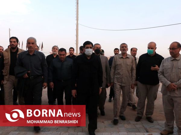 بازدید معاون اول رییس جمهور از مرزهای اربعین خوزستان