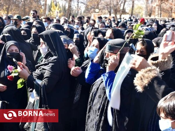 مراسم استقبال از پیکر معلم و خبرنگار فرهیخته کهگیلویه و بویراحمدی در یاسوج