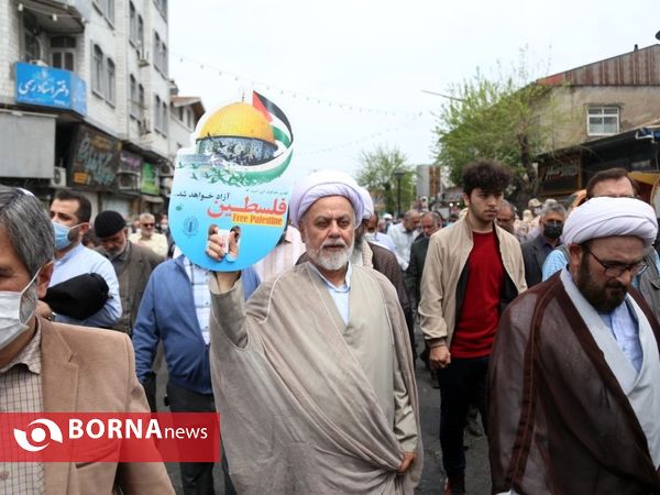 راهپیمایی روز قدس_ بندرانزلی