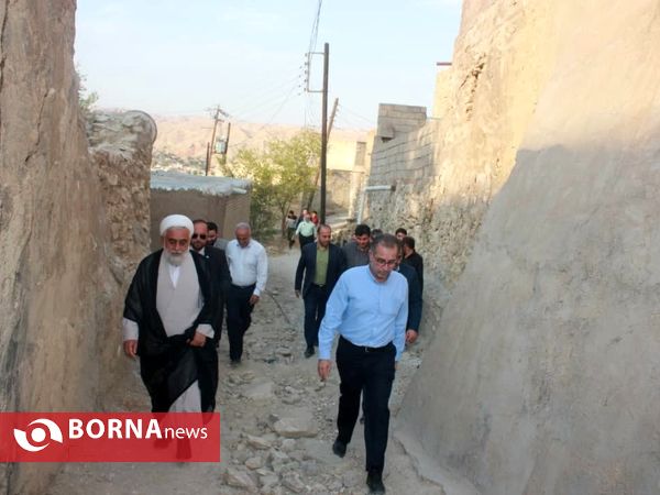 بازدید میدانی فرماندار مسجدسلیمان از مناطق زلزله زده