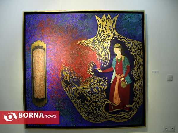نمایشگاه آثار نقاشی "آرش لاهیجی "و "حمید جعفری شکیب"و آثار سوزن دوزی " مریم یاحقی"