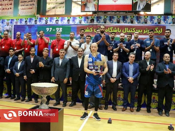 دیدار چهارم فینال تیم های بسکتبال پالایش نفت آبادان - شهرداری گرگان