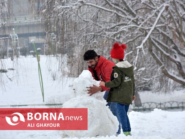 اولین برف زمستانی در ارومیه