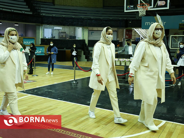 مراسم رونمایی از پیراهن تیم ملی بسکتبال بانوان