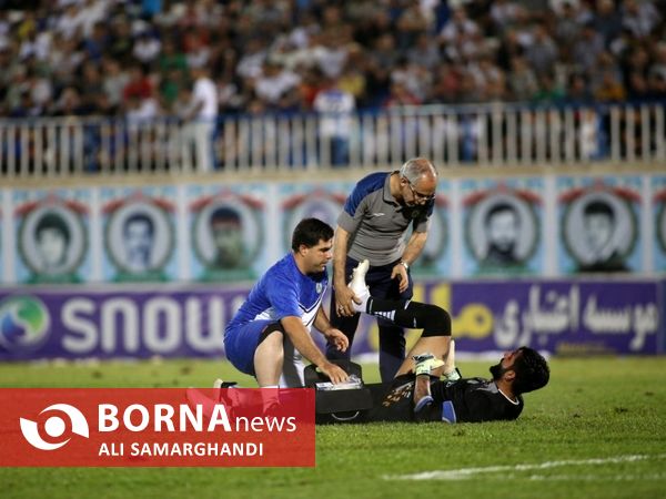 در حاشیه دیدار تیم های فوتبال ملوان بندرانزلی _ ذوب آهن اصفهان