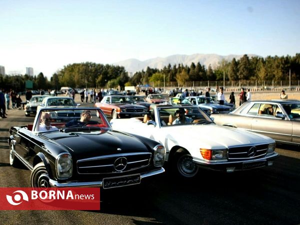 همایش ماشین های بنز- تهران