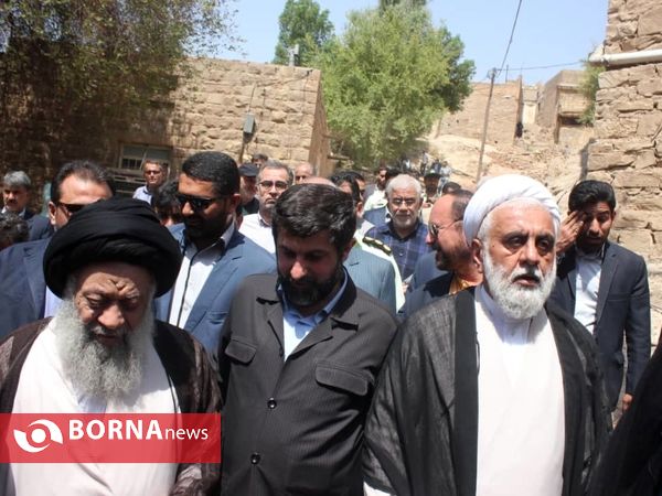 بازدید مسوولین استانی و کشوری از مناطق زلزله‌زده مسجدسلیمان