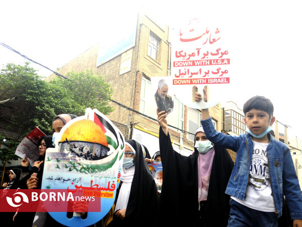 راهپیمایی روز قدس- شهرستان قدس