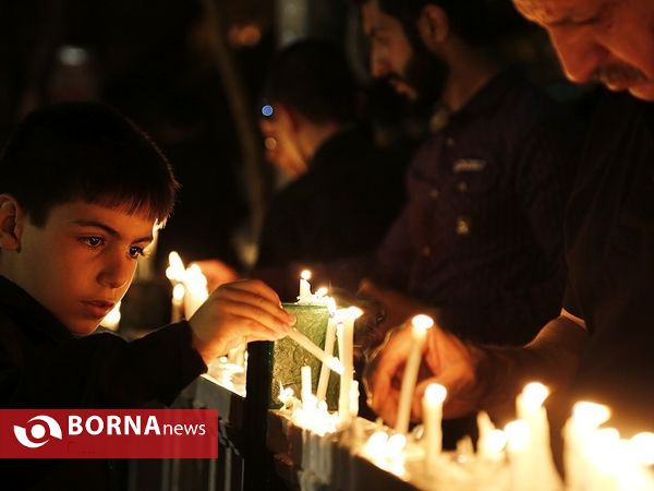 شام غریبان در محله گلوبندک تهران