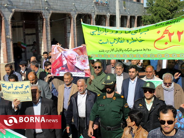 راهپیمایی یوم الله 22 بهمن در ماهشهر و امیدیه