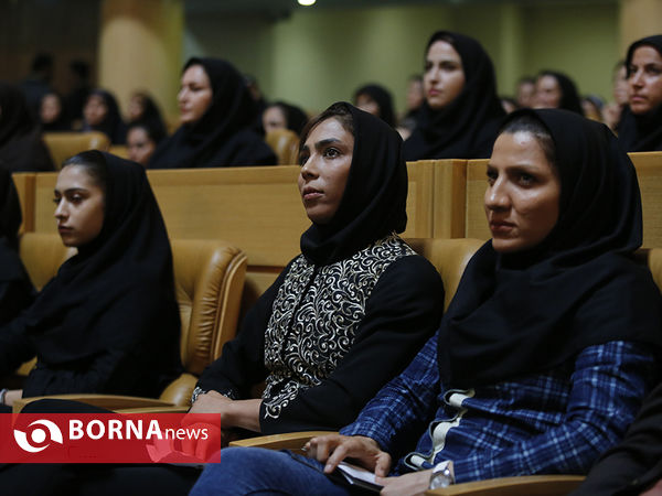 در حاشیه دیدار صمیمی ریاست جمهور با ورزشکاران