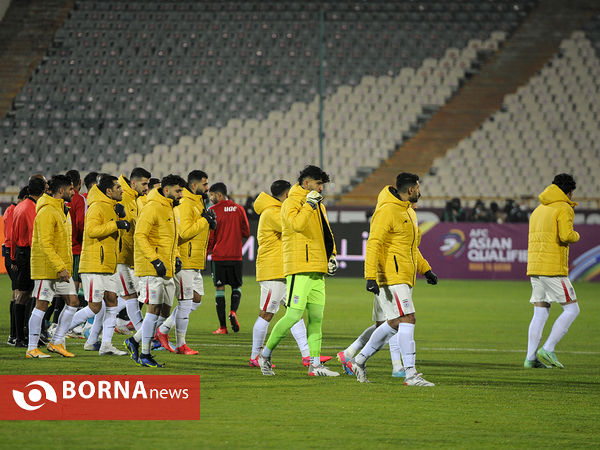 دیدار تیم های فوتبال ایران - امارات