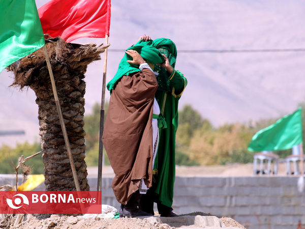 بازسازی واقعه غدیر در شهر زرقان فارس