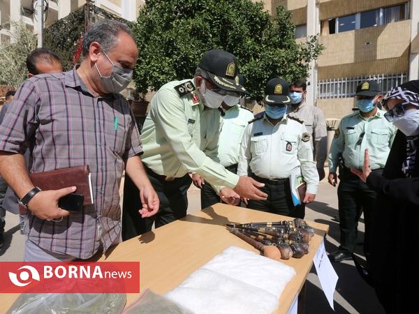 کشفیات پلیس فارس در شش ماهه اول امسال