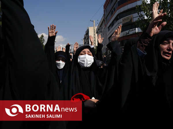 تشییع پیکر طلبه شهید آرمان علی‌وردی