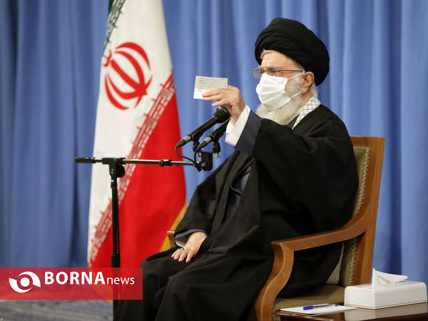 دیدار دست‌اندرکاران مراسم سالگرد شهید سلیمانی با رهبر انقلاب اسلامی