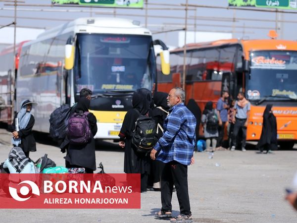 پایانه اتوبوسرانی اربعینی شلمچه